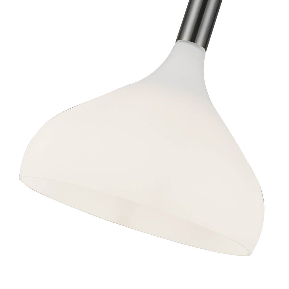 Alora Lighting PD532312BNOP Brushed Nickel,Opal Glass Belleview 12-in Brushed Nickel/opal Glass 1 Light Pendant Image 2