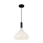 Alora Lighting PD532312MBOP Matte Black,Opal Glass Belleview 12-in Matte Black/opal Glass 1 Light Pendant Image 4