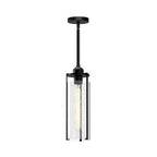 Alora Lighting Belmont 5-in Aged Gold/clear Water Glass 1 Light Pendant