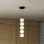 Alora Lighting Bijou 5-in Aged Gold/opal Matte Glass Led Pendant