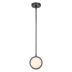 Alora Lighting Blanco 6-in Polished Nickel/alabaster Led Pendant