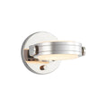 Alora Lighting Blanco 6-in Polished Nickel/alabaster Led Wall/vanity