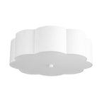 Alora Lighting Blossom 14-in Antique White Socket Flush Mount