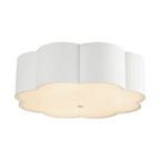 Alora Lighting FM603314AW Antique White Blossom 14-in Antique White Socket Flush Mount Image 4