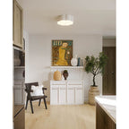 Alora Lighting FM603314AW Antique White Blossom 14-in Antique White Socket Flush Mount Image 2