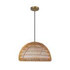 Alora Lighting Bondi 16-in Brushed Gold/opal 1 Light Pendant