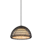 Alora Lighting PD631416MBOP Matte Black,Opal Bondi 16-in Matte Black/opal 1 Light Pendant Image 4