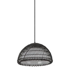 Alora Lighting PD631416MBOP Matte Black,Opal Bondi 16-in Matte Black/opal 1 Light Pendant Image 3