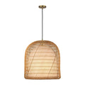 Alora Lighting PD631920BGOP Brushed Gold,Opal Glass Bondi 20-in Brushed Gold/opal Glass 1 Light Pendant Image 1