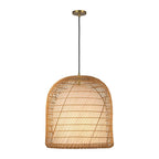 Alora Lighting PD631920BGOP Brushed Gold,Opal Glass Bondi 20-in Brushed Gold/opal Glass 1 Light Pendant Image 1