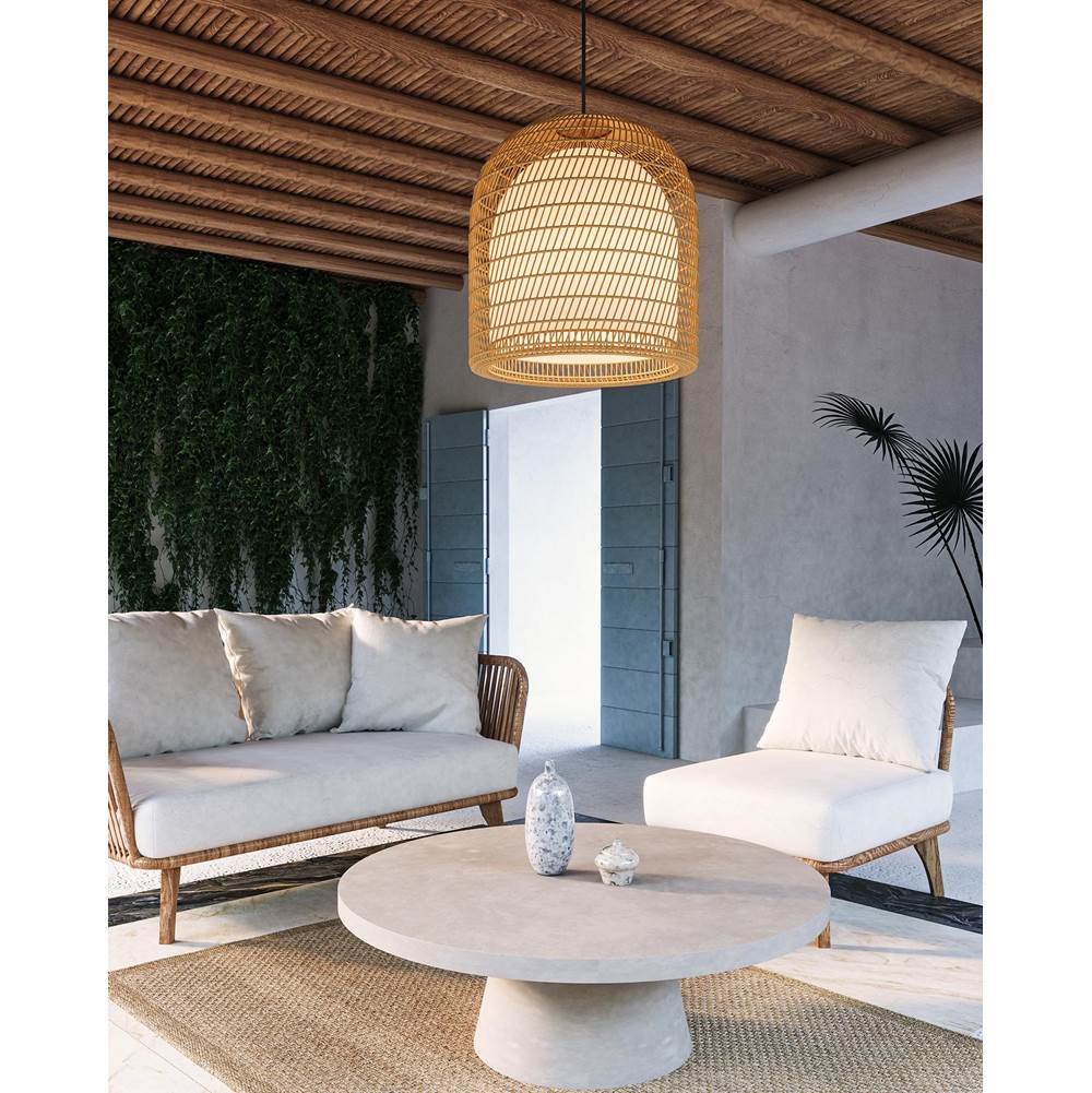 Alora Lighting PD631920BGOP Brushed Gold,Opal Glass Bondi 20-in Brushed Gold/opal Glass 1 Light Pendant Image 2