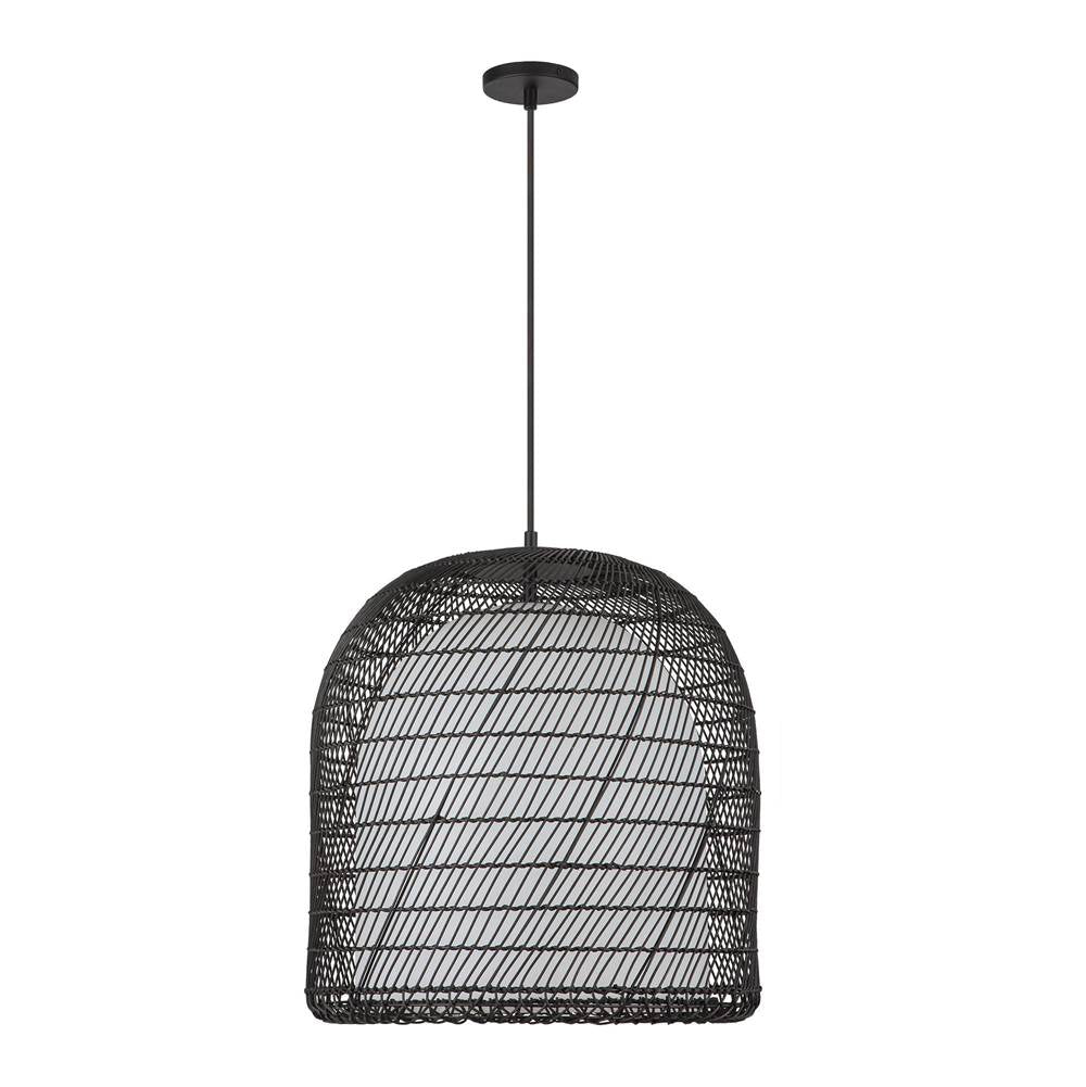Alora Lighting Bondi 20-in Brushed Gold/opal Glass 1 Light Pendant