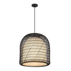 Alora Lighting PD631920MBOP Matte Black,Opal Glass Bondi 20-in Matte Black/opal Glass 1 Light Pendant Image 4