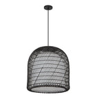 Alora Lighting PD631920MBOP Matte Black,Opal Glass Bondi 20-in Matte Black/opal Glass 1 Light Pendant Image 3