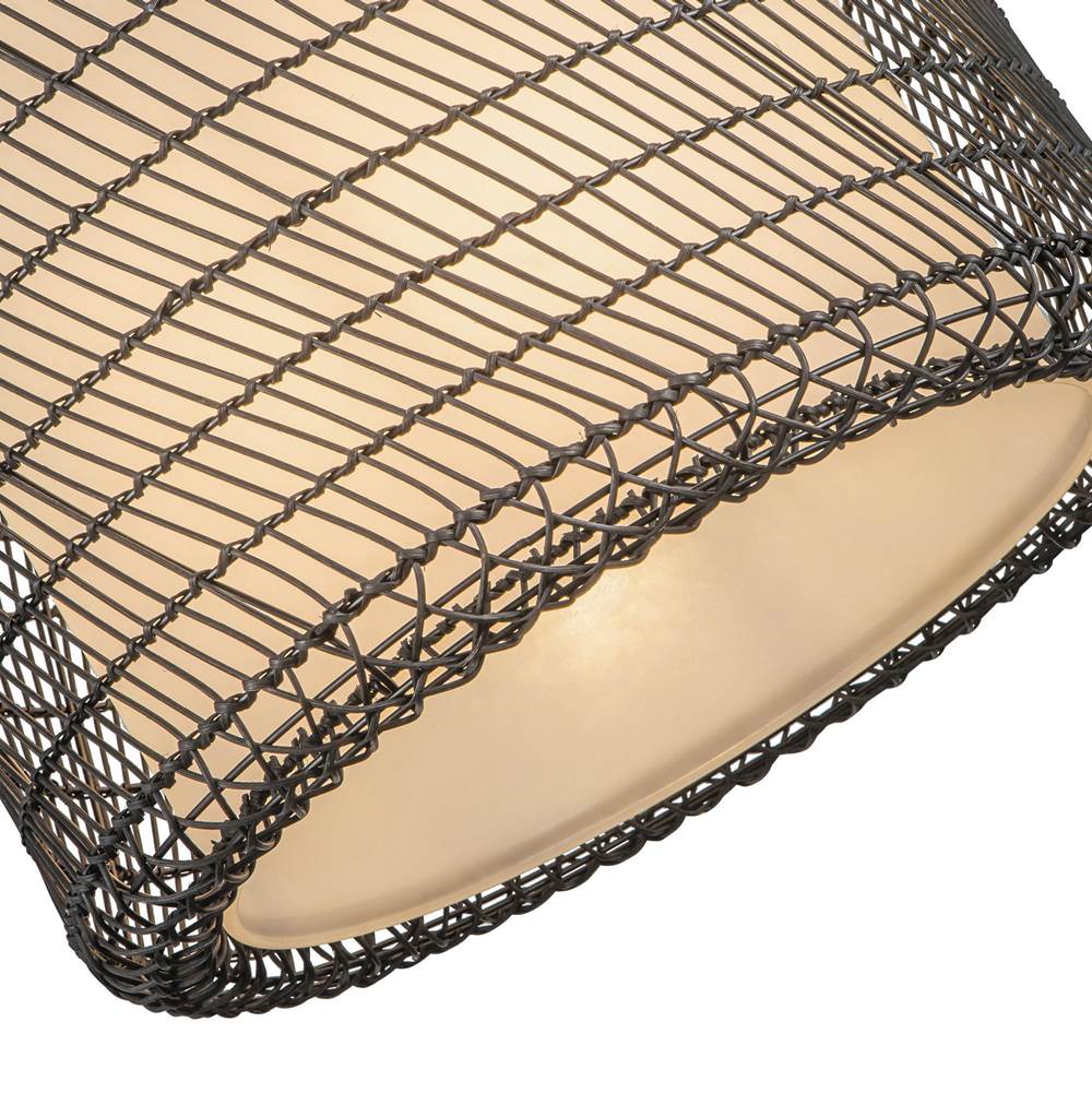 Alora Lighting PD631920MBOP Matte Black,Opal Glass Bondi 20-in Matte Black/opal Glass 1 Light Pendant Image 2