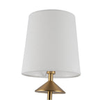 Alora Lighting CH497445BGWL Brushed Gold,White Linen Bridgette 45-in Brushed Gold/white Linen Socket Chandelier Image 4