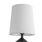 Alora Lighting CH497445MBWL Matte Black,White Linen Bridgette 45-in Matte Black/white Linen Socket Chandelier Image 3