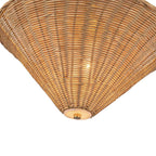 Alora Lighting PD497016BGRA Brushed Gold,Rattan Bridgette 16-in Brushed Gold/rattan Socket Pendant Image 3