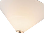 Alora Lighting PD497016MBWL Matte Black,White Linen Bridgette 16-in Matte Black/white Linen Socket Pendant Image 3
