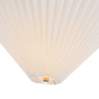 Alora Lighting SF497016BGFW Brushed Gold,Folded White Bridgette 16-in Brushed Gold/folded White Socket Semi-flush Mount Image 2