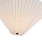 Alora Lighting SF497016MBFW Matte Black,Folded White Bridgette 16-in Matte Black/folded White Socket Semi-flush Mount Image 3
