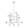 Alora Lighting Cadence 29-in Antique White 18 Lights Chandeliers