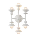 Alora Lighting Cadence 11-in Antique White 6 Lights Wall/vanity