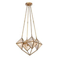 Alora Lighting Cairo 21-in Ribbed Glass/urban Bronze 4 Lights Chandeliers