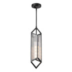 Alora Lighting PD332119UBCR Ribbed Glass,Urban Bronze Cairo 19-in Ribbed Glass/urban Bronze 1 Light Pendant Image 1
