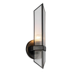 Alora Lighting Cairo 4-in Ribbed Glass/urban Bronze 1 Light Wall/vanity