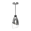Alora Lighting Capri 5-in Chrome/clear Glass 1 Light Pendant