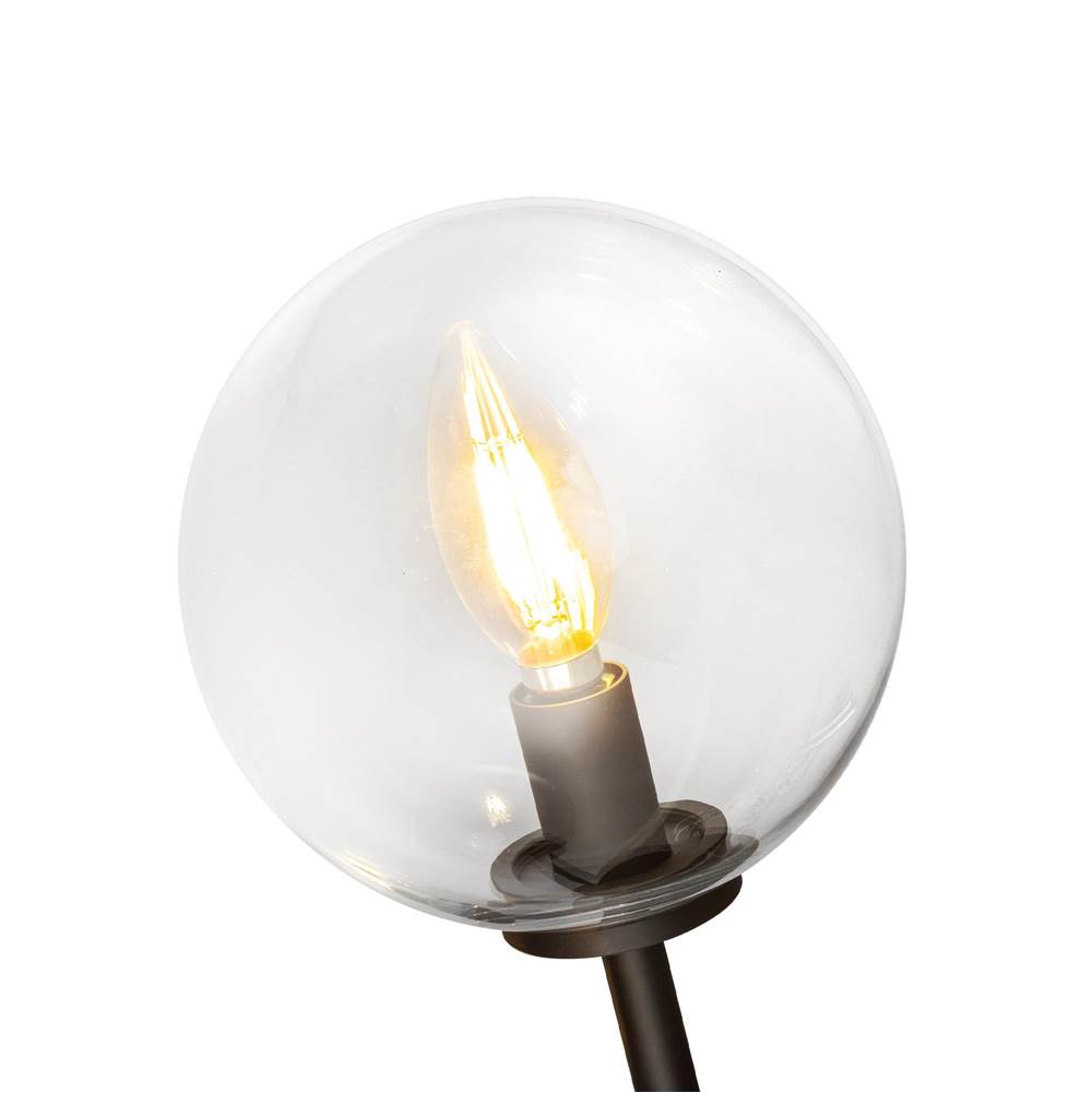 Alora Lighting WV549220MBCL Matte Black,Clear Glass Cassia 20-in Matte Black/clear Glass 2 Lights Wall Vanity Image 2