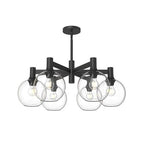 Alora Lighting Castilla 29-in Aged Gold/clear Glass 6 Lights Chandeliers