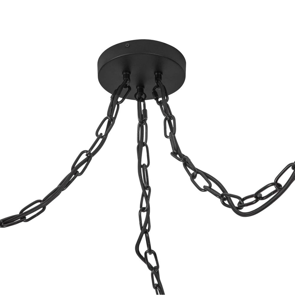 Alora Lighting MP579707MBGR Matte Black,Glossy Ribbed Opal Glass Cherise 3-light Matte Black/glossy Ribbed Opal Glass Socket Multi Pendant Image 2