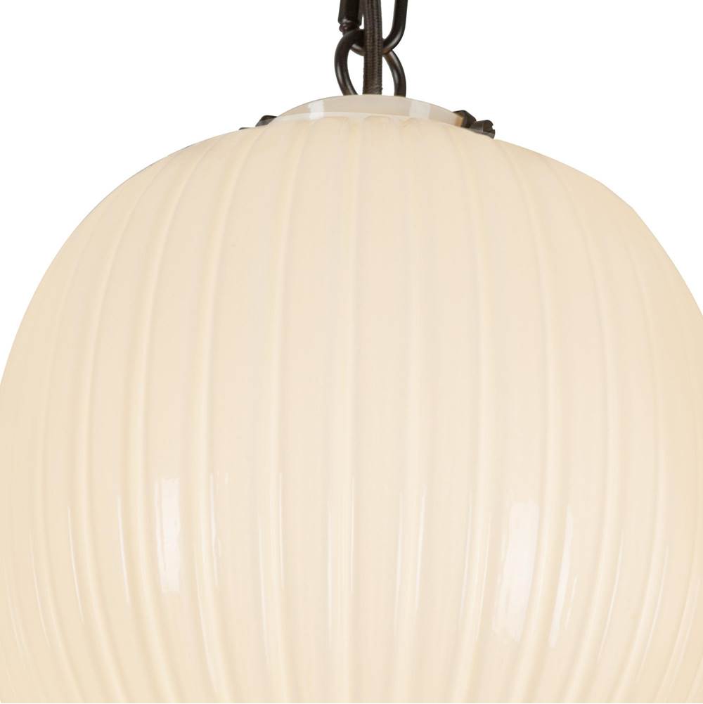 Alora Lighting MP579712MBGR Matte Black,Glossy Ribbed Opal Glass Cherise 3-light Matte Black/glossy Ribbed Opal Glass Socket Multi Pendant Image 3