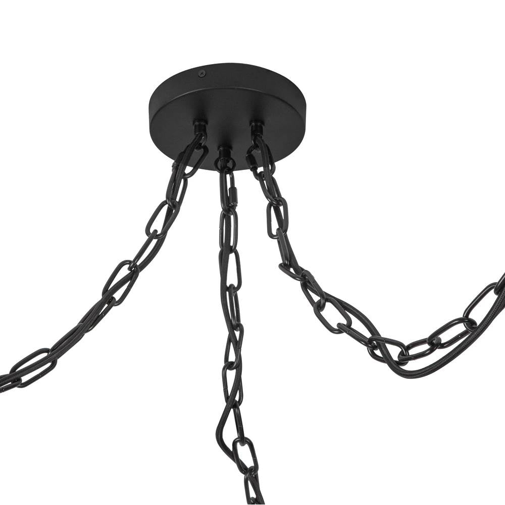 Alora Lighting MP579712MBGR Matte Black,Glossy Ribbed Opal Glass Cherise 3-light Matte Black/glossy Ribbed Opal Glass Socket Multi Pendant Image 2