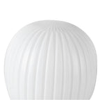 Alora Lighting TL579107MBGR Matte Black,Glossy Ribbed Opal Glass Cherise 7-in Matte Black/glossy Ribbed Opal Glass Socket Table Lamp Image 2