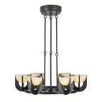 Alora Lighting CH362627UBAR-UNV Urban Bronze,Alabaster Colette 27-in Urban Bronze/alabaster Led Chandelier Image 1