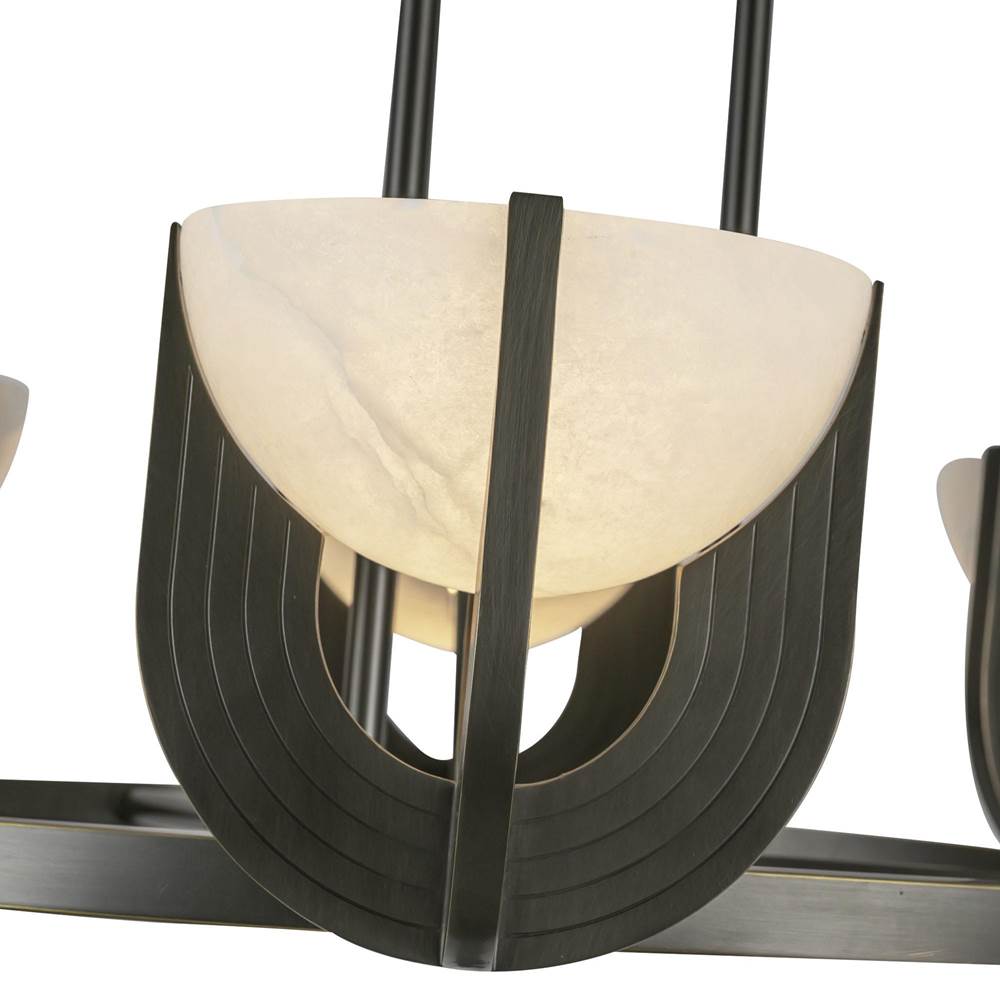 Alora Lighting CH362627UBAR-UNV Urban Bronze,Alabaster Colette 27-in Urban Bronze/alabaster Led Chandelier Image 2