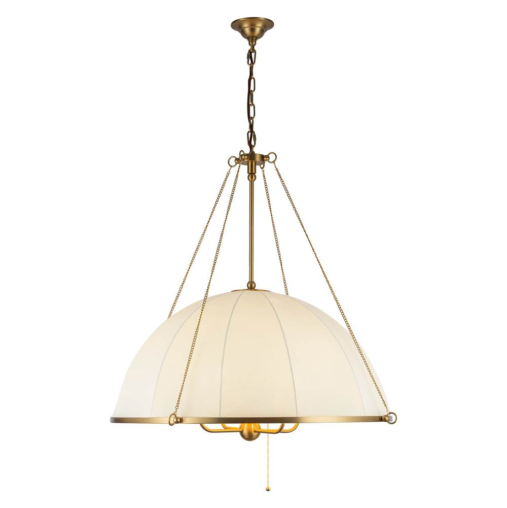 Alora Lighting CH661433BG Brushed Gold Crosby 33-in Brushed Gold Socket Chandelier Image 1