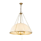 Alora Lighting Crosby 33-in Brushed Gold Socket Chandelier