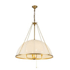 Alora Lighting CH661433BG Brushed Gold Crosby 33-in Brushed Gold Socket Chandelier Image 4