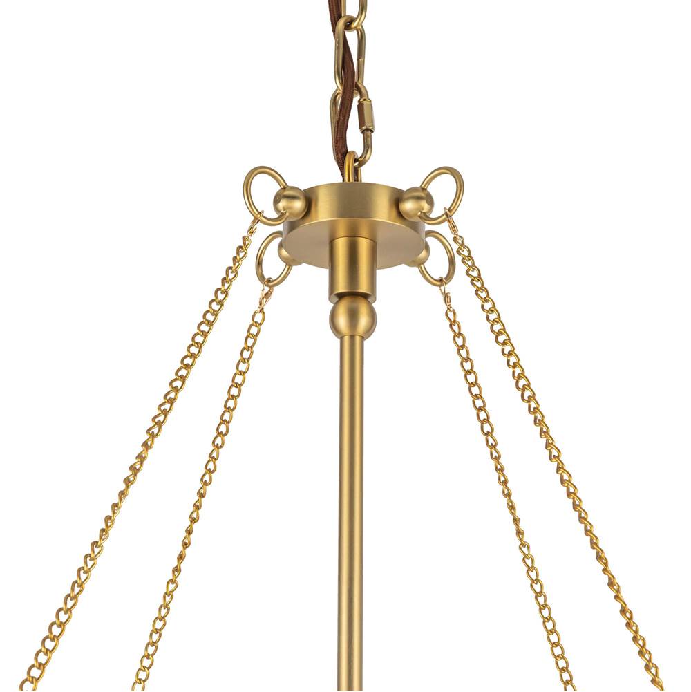 Alora Lighting CH661433BG Brushed Gold Crosby 33-in Brushed Gold Socket Chandelier Image 2