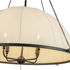 Alora Lighting CH661433MB Matte Black Crosby 33-in Matte Black Socket Chandelier Image 3