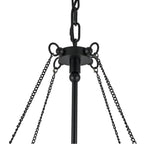 Alora Lighting CH661433MB Matte Black Crosby 33-in Matte Black Socket Chandelier Image 2
