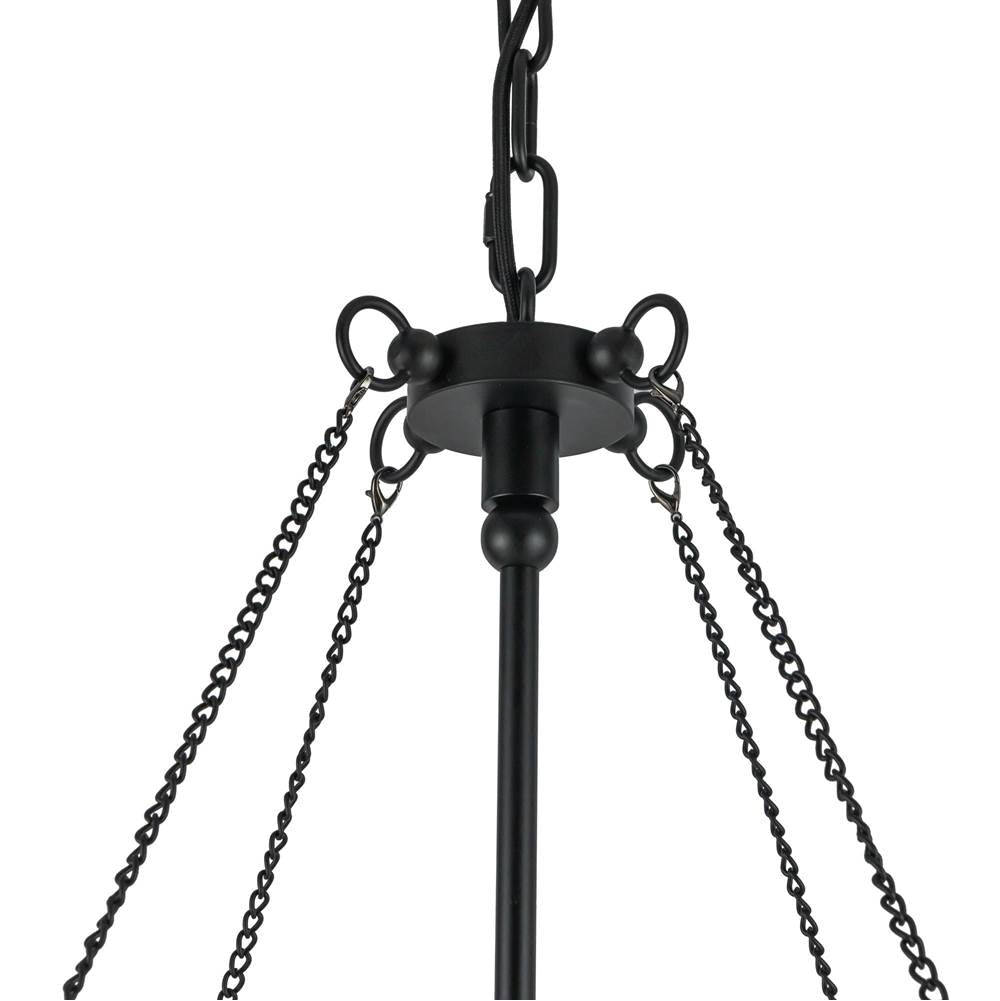 Alora Lighting CH661433MB Matte Black Crosby 33-in Matte Black Socket Chandelier Image 2