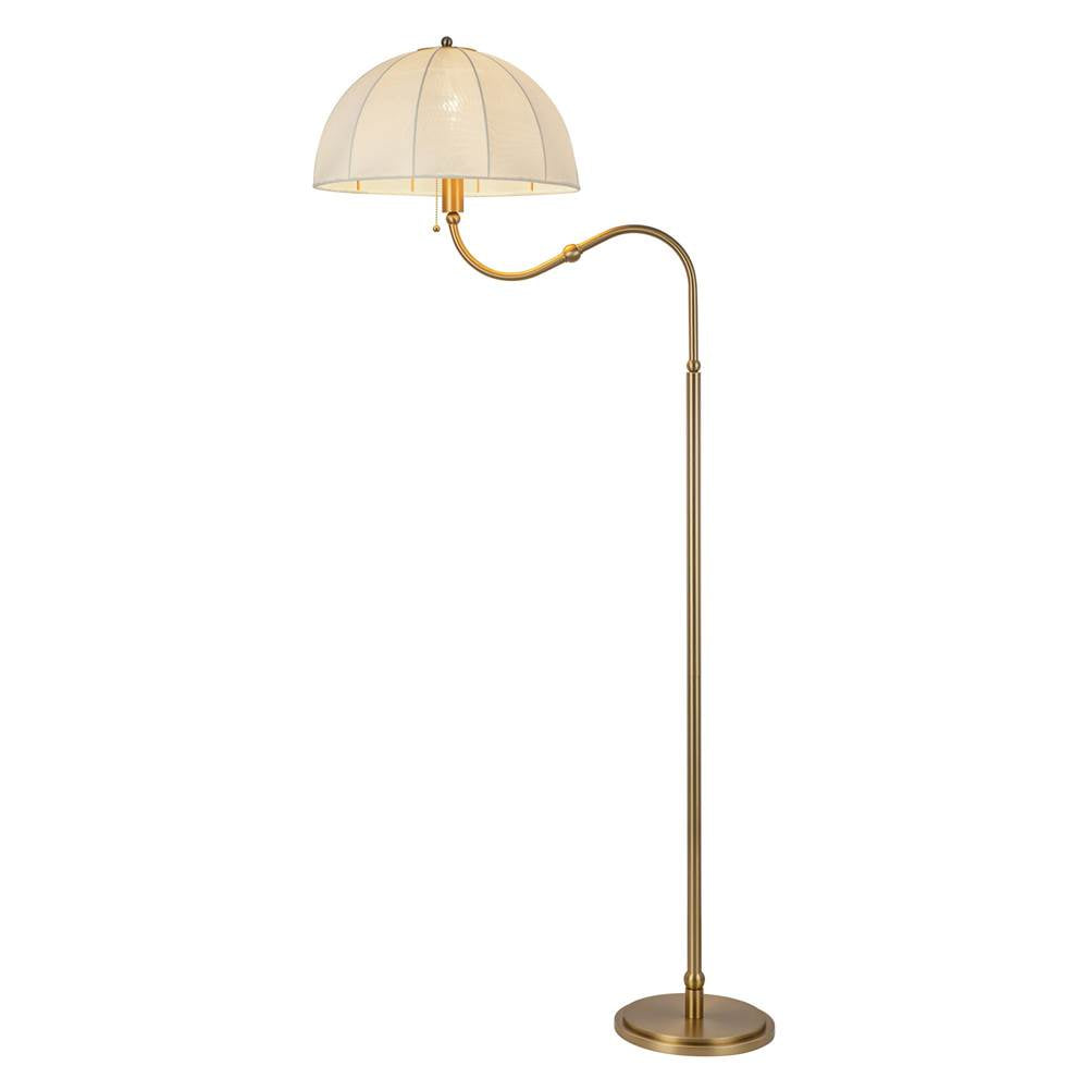 Alora Lighting Crosby 68-in Brushed Gold Socket Floor Lamp