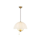 Alora Lighting PD661418BG Brushed Gold Crosby 18-in Brushed Gold Socket Pendant Image 1