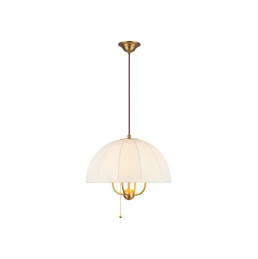 Alora Lighting PD661418BG Brushed Gold Crosby 18-in Brushed Gold Socket Pendant Image 1