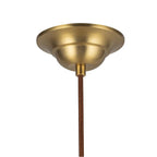Alora Lighting PD661418BG Brushed Gold Crosby 18-in Brushed Gold Socket Pendant Image 2